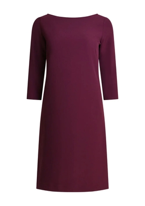 Semper three-quarter sleeve boat-neck midi dress - Red