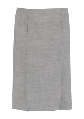 ENTIRE STUDIOS straight skirt - Grey