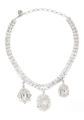 Magda Butrym crystal-embellished double-chain necklace - Silver