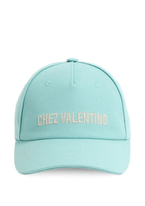 Valentino Garavani Chez embroidered baseball cap - Blue