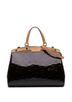 Louis Vuitton Pre-Owned 2012 Monogram Vernis Brea MM satchel - Purple