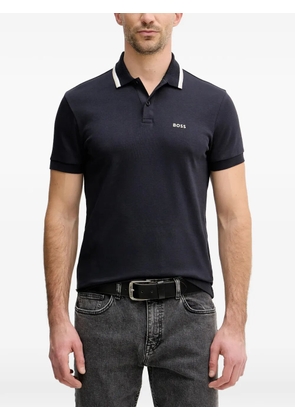 BOSS short-sleeve polo shirt - Blue