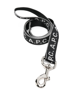 A.P.C. logo-detail leash - Black
