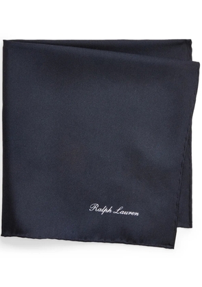 Ralph Lauren Purple Label silk pocket square - Blue