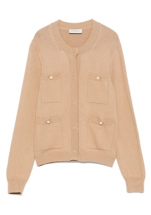 Bruno Manetti button-detail cardigan - Brown