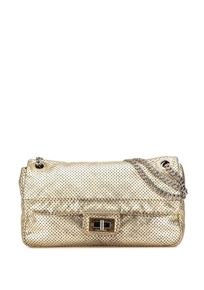 CHANEL Pre-Owned 2008-2009 Medium Perforated Calfskin Reissue Drill Flap shoulder bag - Gold