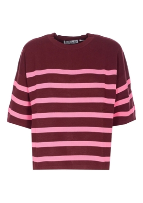 Essentiel Antwerp striped crew-neck T-shirt - Red