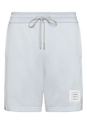 Thom Browne loopback four-bar track shorts - Grey
