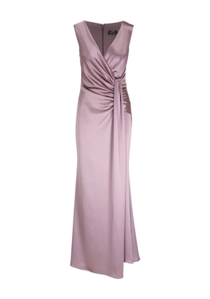 Kiton gathered-detailed maxi dress - Pink