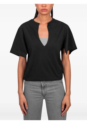 Gimaguas Alina V-neck T-shirt - Black