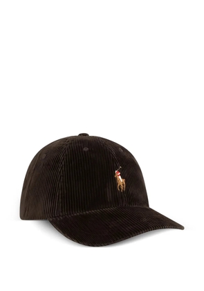 Polo Ralph Lauren corduroy embroidered baseball hat - Brown