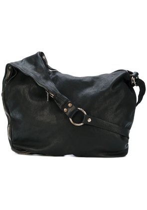 Guidi zipped messenger bag - Black