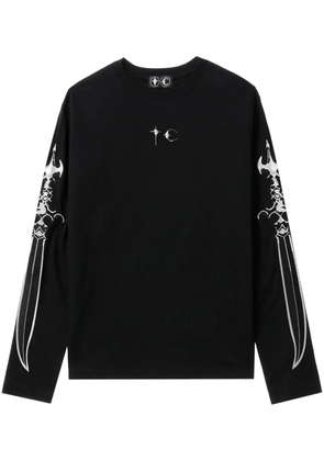 THUG CLUB Sword T-shirt - Black