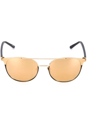 Linda Farrow mirrored sunglasses - Metallic