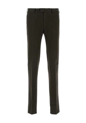PT Torino cotton blend straight-leg trousers - Brown