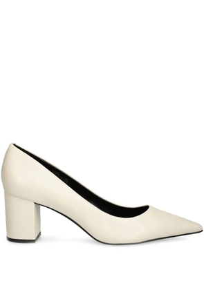 HUGO 70mm pointed-toe pumps - White