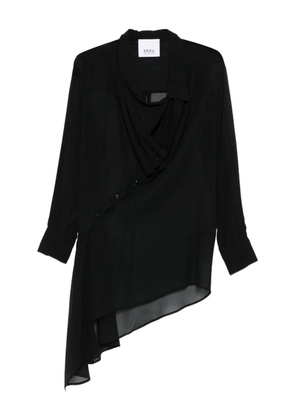 Erika Cavallini layered asymmetric dress - Black