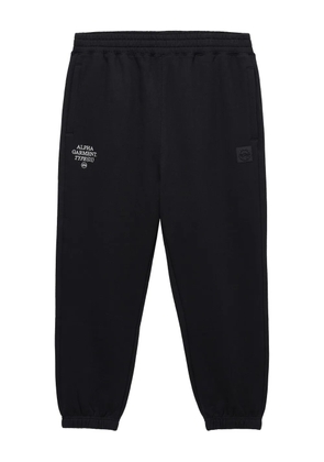 Alpha Industries logo-embroidered track pants - Black