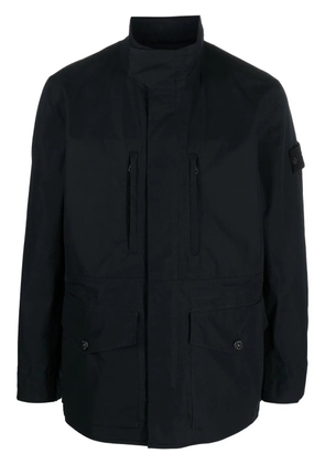 Stone Island Compass-patch long-sleeved jacket - Black