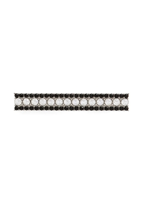 Dolce & Gabbana rhinestone-embellished tie clip - Silver