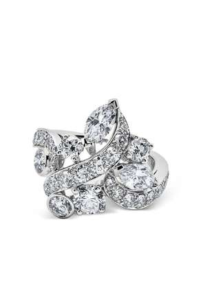 DE BEERS 18K white gold Adonis Rose diamond ring - Silver