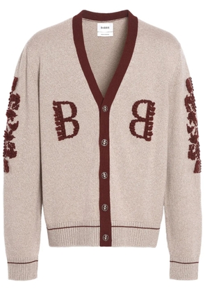 Barrie 3D-logo cardigan - Neutrals