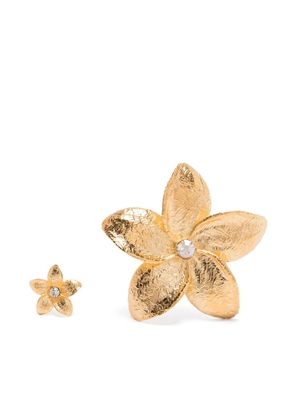 Forte Forte flower-shaped earrings - Gold