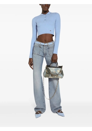 Dolce & Gabbana patch pockets tapered-legged jeans - Blue