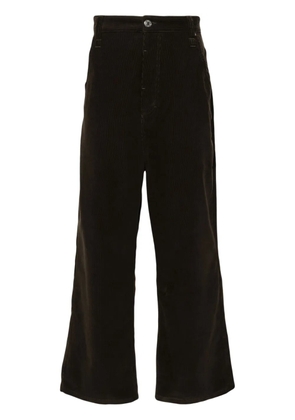 AMI Paris wide-leg corduroy trousers - Brown
