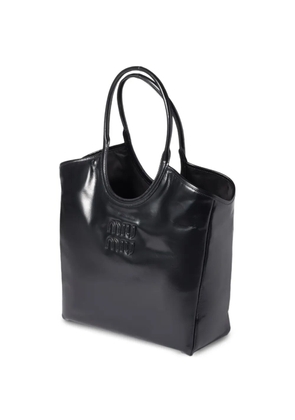 Miu Miu IVY leather tote bag - Black