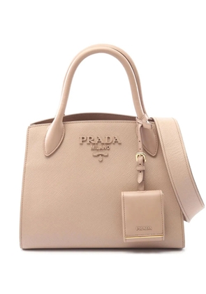 Prada Pre-Owned 2010-2025 Saffiano Cuir Monochrome Top Handle Tote satchel - Pink