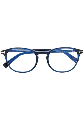 TOM FORD Eyewear TF5583B round frame glasses - Blue