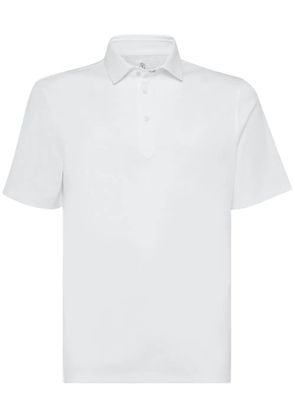 Brunello Cucinelli cotton polo shirt - White