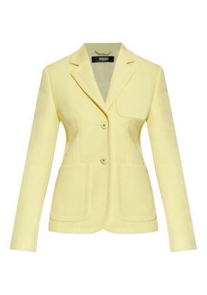 Versace single-breasted blazer - Yellow