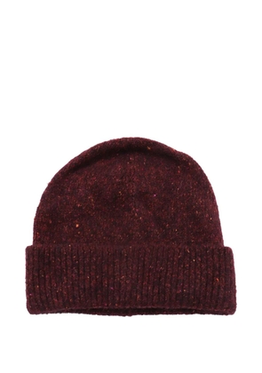 Brunello Cucinelli speckled wool beanie - Red