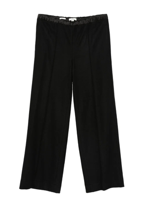 Vince satin-trim pants - Black