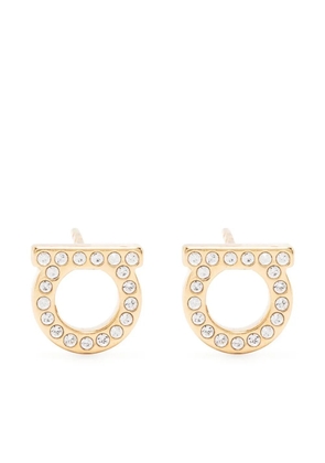 Ferragamo Gancini embellished earrings - Gold