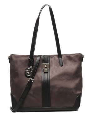 V°73 lock-detail top-handle shoulder bag - Grey