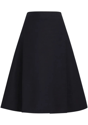Marni A-line cotton midi skirt - Black
