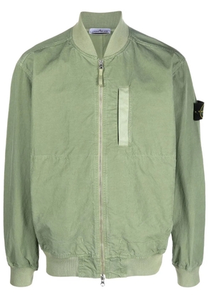 Stone Island Compass-motif bomber jacket - Green
