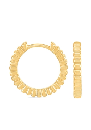DOWER AND HALL Humbug huggie hoops - Gold