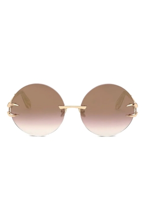 Roberto Cavalli round-frame sunglasses - Yellow
