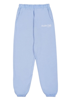 Sporty & Rich Health Club cotton track pants - Blue