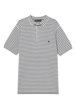 Brooks Brothers striped polo shirt - White