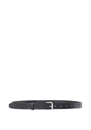 Ann Demeulemeester embossed calfskin belt - Black