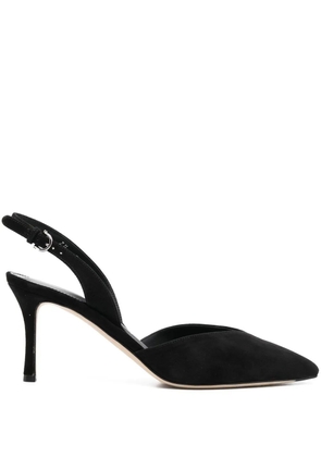 Ferragamo buckle-fastening 80mm heeled pumps - Black