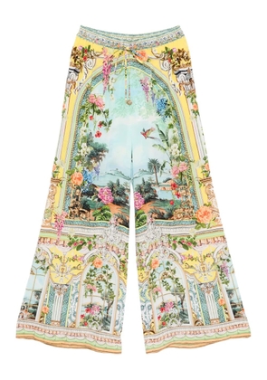 Camilla Tales Of Topkapi Palace wide-leg pants - Blue