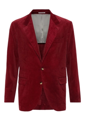Brunello Cucinelli Velvet blazer - Red