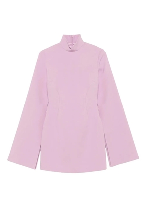 Solace London funnel-neck mini dress - Pink