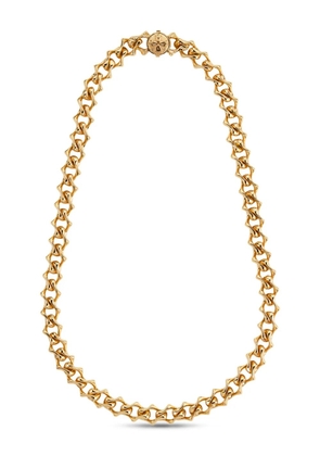 Emanuele Bicocchi Sharp chain logo necklace - Gold